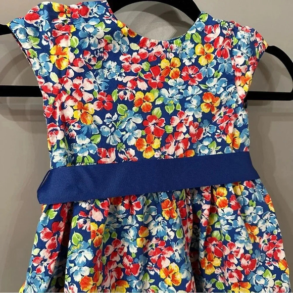 Ralph Lauren Dress Colorful Floral Dress 24mo - Picture 2 of 5